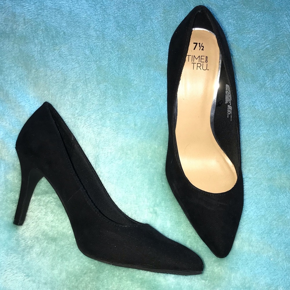 Black Suede Heels
